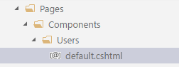 ViewComponents view file