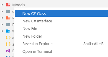 Add C# Class